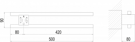 Полка Электро П2 ПРОФ 500х90 TERMINUS Сергиев Посад - фото 4 Полка Электро П2 ПРОФ 500х90 TERMINUS Сергиев Посад - фото 4