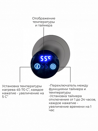 Аккорд П5 500х800 электро Полотенцесушитель TERMINUS Оружейная сталь Сергиев Посад - фото 4 Аккорд П5 500х800 электро Полотенцесушитель TERMINUS Оружейная сталь Сергиев Посад - фото 4